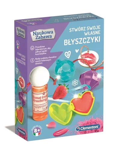 Clementoni, Naukowa zabawa, Błyszczyki, zabawka edukacyjna