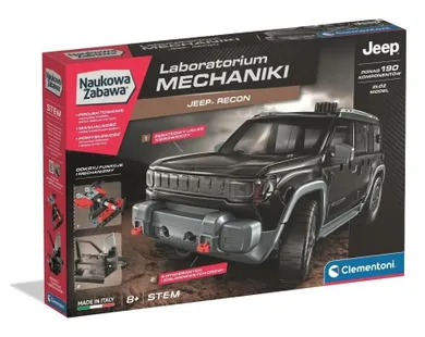 Clementoni, Naukowa Zabawa, Laboratorium Mechaniki, Jeep Recon, zestaw konstrukcyjny