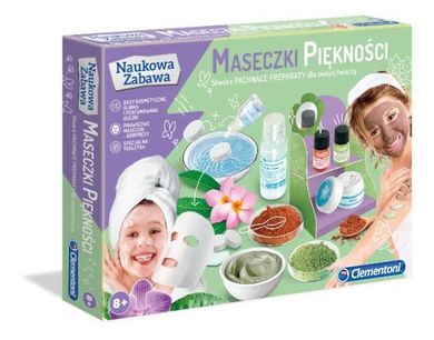 Clementoni, Naukowa Zabawa, Maseczki piękności, zestaw edukacyjny