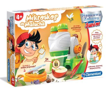 Clementoni, Naukowa Zabawa, Mikroskop dla malucha, zabawka naukowa