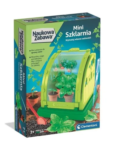Clementoni, Naukowa Zabawa, Mini Szklarnia, zestaw edukacyjny