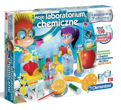 Clementoni, Naukowa zabawa, Moje laboratorium chemiczne, zestaw naukowy