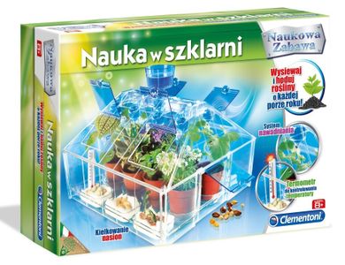Clementoni, Naukowa zabawa, Nauka w szklarni, zestaw edukacyjny