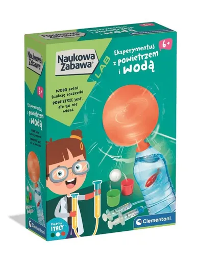 Clementoni, Naukowa Zabawa, Woda i powietrze, zestaw edukacyjny