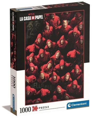 Clementoni, Netflix Dom z papieru, puzzle, 1000 elementów