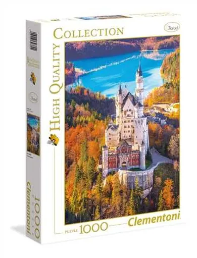 Clementoni, Neuschwanstein, puzzle, 1000 elementów