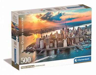 Clementoni, New York, puzzle, 500 elementów
