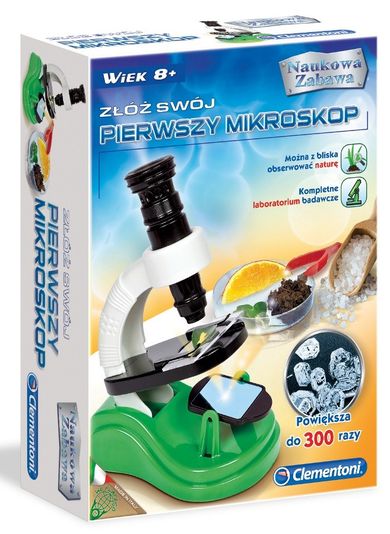 Clementoni, Pierwszy mikroskop, zestaw naukowy