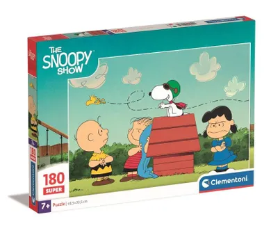 Clementoni, Snoopy, puzzle, 180 elementów