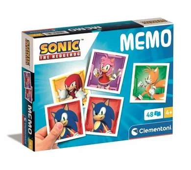 Clementoni, Sonic the Hedgehog, Memo, gra pamięciowa