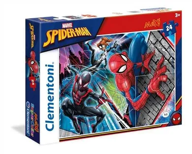 Clementoni, Spider-Man, puzzle maxi, 24 elementy