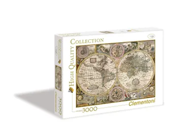 Clementoni, Stara mapa, puzzle, 3000 elementów