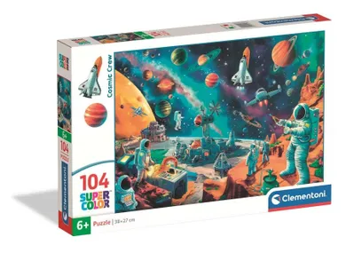 Clementoni, Super Color, Cosmic Crew, puzzle, 104 elementy