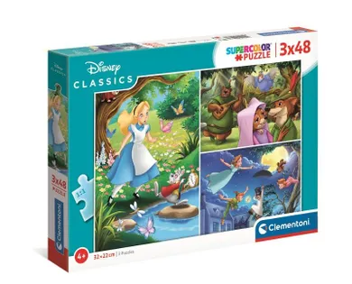 Clementoni, Super Color, Disney Classic, puzzle, 3-48 elementów