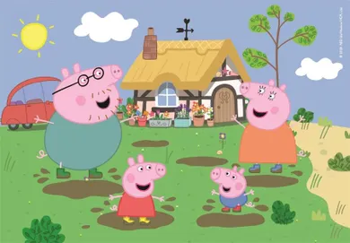 Clementoni, Super Color, Świnka Peppa, puzzle, 30 elementów