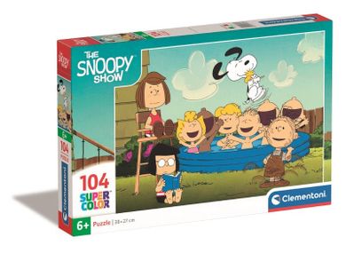 Clementoni, Super Color, The Snoopy Show, puzzle, 104 elementy
