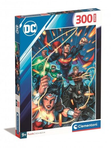Clementoni, Super, DC Comics, Liga Sprawiedliwości, puzzle, 300 elementów