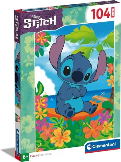 Clementoni, Super Kolor, Lilo i Stitch, puzzle, 104 elementy