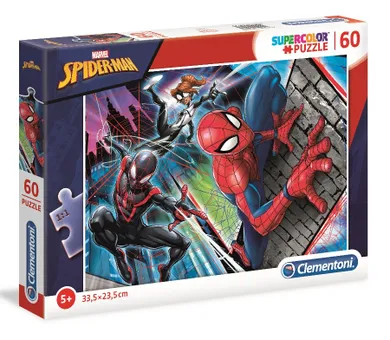 Clementoni, Super kolor, Spider-Man, puzzle podłogowe, 40 elementów