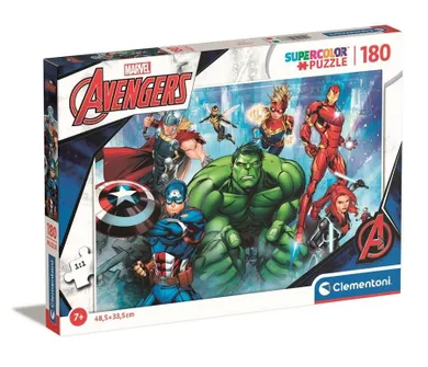 Clementoni, Super Kolor, The Avengers, puzzle, 180 elementów