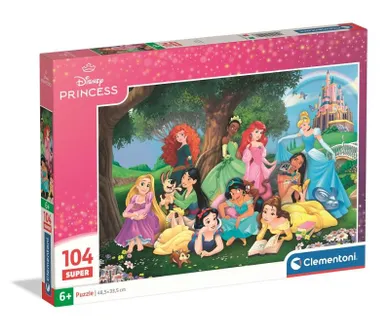 Clementoni, Super, Księżniczki Disneya, puzzle, 104 elementów