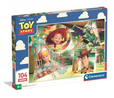 Clementoni, Super, Toy Story, puzzle, 104 elementów