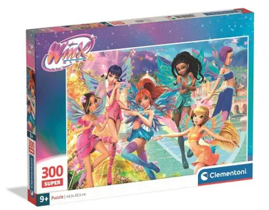 Clementoni, Super, Winx, puzzle, 300 elementów
