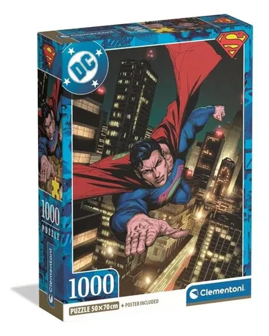 Clementoni, Superman, puzzle, 1000 elementów