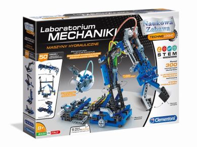 Clementoni, Technologic, Laboratorium mechaniki, Maszyny hydrauliczne, zabawka edukacyjna