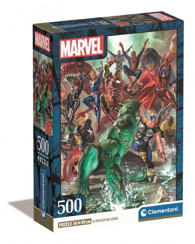 Clementoni, The Avengers, puzzle, 500 elementów