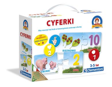 Clementoni, Uczę się bawiąc, Cyferki, gry edukacyjne
