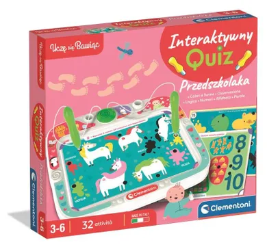 Clementoni, Uczę się bawiąc, Interaktywny Quiz Przedszkolaka