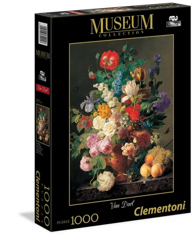 Clementoni, Van Dael, Wazon z kwiatami, puzzle, 1000 elementów