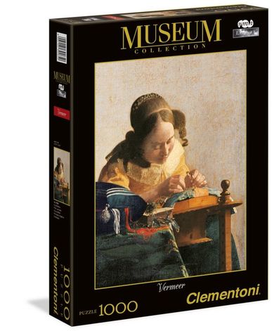 Clementoni, Vermeer - Koronczarka, puzzle, 1000 elementów