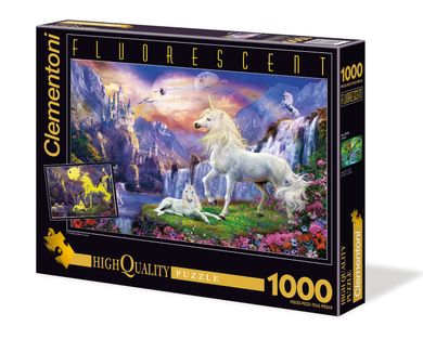 Clementoni, Wczesny wieczór, puzzle fluorescencyjne, 1000 elementów