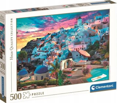 Clementoni, Widok z Grecji, puzzle, 500 elementów