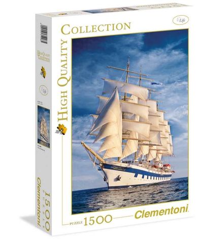 Clementoni, Żaglowiec, puzzle, 1500 elementów