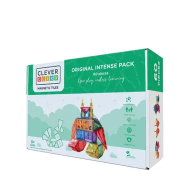 Cleverclixx, Original Intense Pack, klocki magnetyczne, 60 elementów
