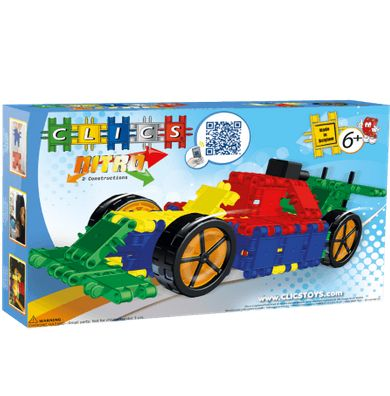 Click Toys, Nitro, klocki konstrukcyjne, 62 elementów