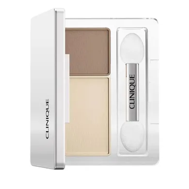 Clinique, All About Shadow, Duo, podwójny cień do powiek, Ivory Bisque/Bronze Satin, 1.7g