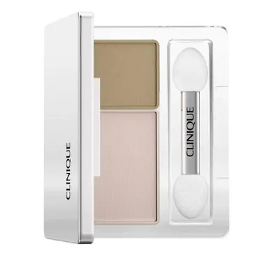 Clinique, All About Shadow, Duo, podwójny cień do powiek, Seashell Pink/Fawn Satin, 1.7g