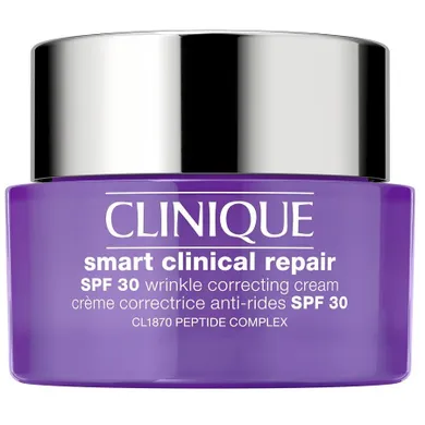 Clinique, Smart Clinical Repair SPF30 Wrinkle Correcting Cream, krem korygujący zmarszczki z filtrem, 50 ml