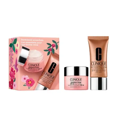 Clinique, Sunkissed Essentials zestaw nawilżający krem do twarzy 30 ml + beztłuszczowy żel samoopalający 30 ml