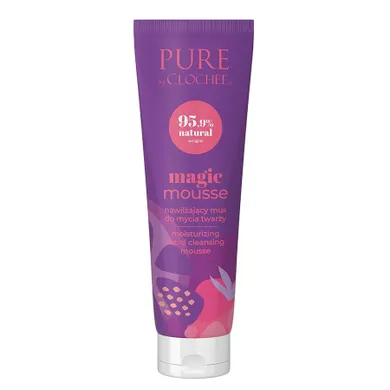Clochee, Pure by Clochee Magic Mousse, nawilżający mus do mycia twarzy, 90 ml