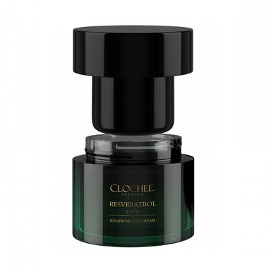 Clochee, Resveratrol Care Renew Night Cream, odbudowujący krem na noc, Refill, 50 ml