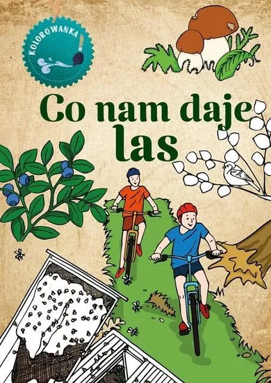 Co nam daje las. Kolorowanka