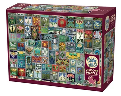 Cobble Hill, Kolorowa mozaika, puzzle, 2000 elementów