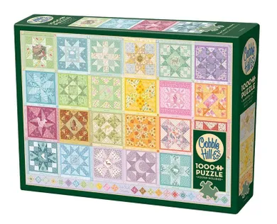 Cobble Hill, Patchwork z gwiazdami, puzzle, 1000 elementów