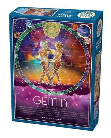 Cobble Hill, Znaki zodiaku Bliźnięta, puzzle, 500 elementów
