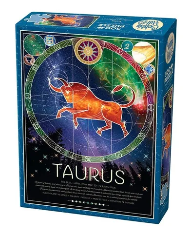 Cobble Hill, Znaki zodiaku Byk, puzzle, 500 elementów